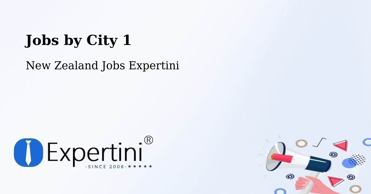 City Jobs in New Zealand - Expertini